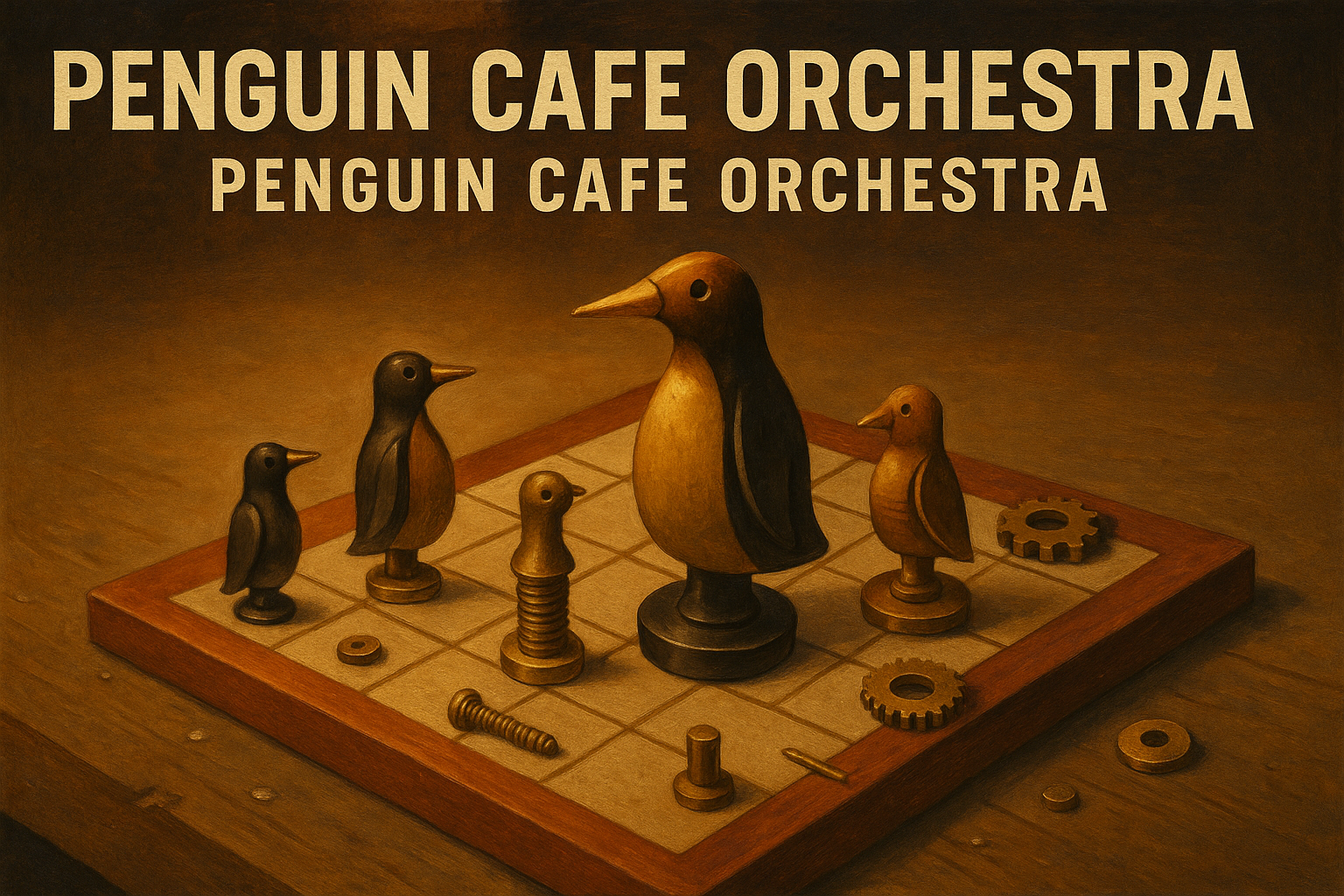 Обложка Penguin Cafe Orchestra — Penguin Cafe Orchestra