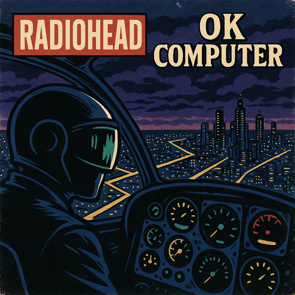 Обложка Radiohead — OK Computer